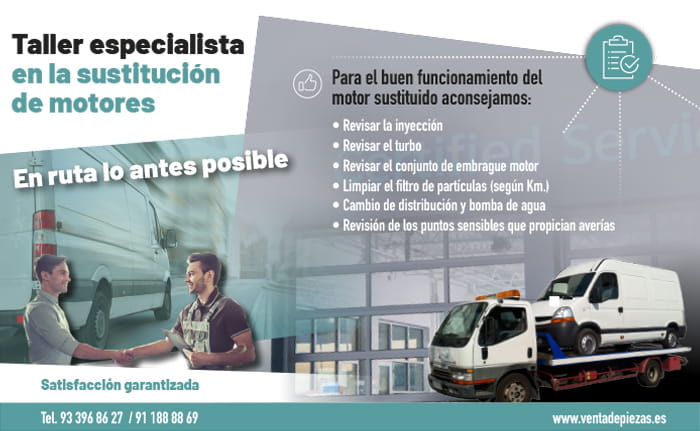 sustitucion motores